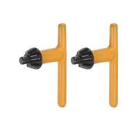sourcing map Llave de mandril de 8 mm, diámetro de cabeza de inserción superior, 11 dientes, para portabrocas de 3 a 16 mm, color amarillo, 2 unidades