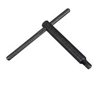 sourcing map Llave de mandril de torno, herramienta de llave inglesa de cabeza cuadrada de 12 mm para fresadora de grabado de enrutador CNC (L200x250mm)