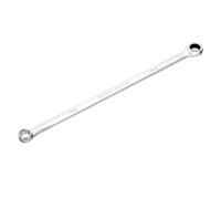 sourcing map Llave de trinquete métrica de doble extremo de caja, 13 mm, extra larga, 72 dientes, llave de trinquete de acero al cromo vanadio para reparación de maquinaria de muebles automotrices