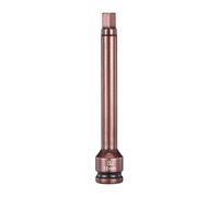 sourcing map Llave de vaso hexagonal de impacto de 1/2 pulgada de 12H (12 mm), puntas hexagonales de 6 pulgadas de longitud S2 de acero métrico para reparación de automóviles, construcción industrial