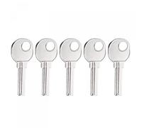 sourcing map Llave En Blanco, 28mm Longitud 2 Ranuras Latón Nuevo Sin Cortar Repuesto Herramienta 5uds