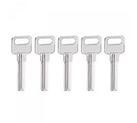 sourcing map Llave En Blanco, 35mm Longitud 2 Ranuras Latón Nueva Sin Cortar Repuesto Herramienta 5uds