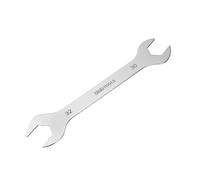 sourcing map Llave fina de extremo abierto de 30 mm x 32 mm, acero inoxidable 3cr13, llave delgada de doble extremo para mantenimiento del hogar y reparaciones generales