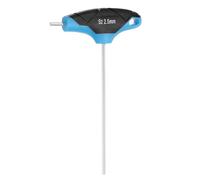 sourcing map Llave hexagonal con mango en T de 2,5 mm y 125 mm de largo, métrica S2 de acero, llave en T, llave hexagonal interior, herramienta de reparación para mantenimiento del hogar automotriz