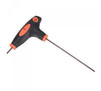 sourcing map Llave hexagonal de 2 mm con mango en T de doble extremo, acero métrico S2