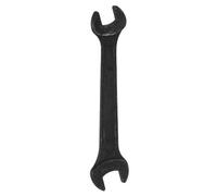sourcing map Llave métrica doble de extremo abierto de 14 mm x 17 mm, llave inglesa de acero al carbono de tamaño estándar para reparaciones de rutina de mantenimiento del hogar, color negro