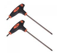 sourcing map Llave Torx T20 a prueba de manipulaciones con mango en T, llave de extremo doble, acero S2, 2 piezas