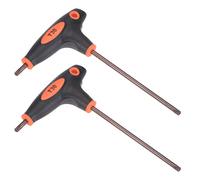 sourcing map Llave Torx T30 a prueba de manipulaciones con mango en T, llave de extremo doble, acero S2, 2 piezas