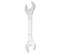 sourcing map Llaves métricas de extremo abierto superfinas, 24 mm x 27 mm, llave de acero al cromo vanadio delgada para reparación de espacios reducidos