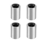 sourcing map LM4UU Lineal Bolas Rodamientos 4mm Calibre 8mm OD 12mm Longitud para CNC Máquina 3D Impresora 4 Piezas