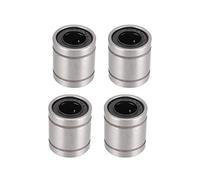 sourcing map LM8SUU Lineal Bolas Rodamientos 8mm Diámetro 15mm OD 17mm Longitud para CNC Máquina 3D Impresora 4 Piezas