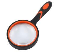 sourcing map Lupa De Mano Lupa De Goma Lupa Iluminada Libro De Lectura 8X