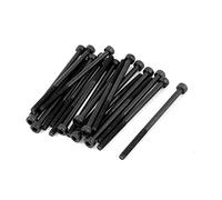 sourcing map M 3 x 50 mm 12,9 tapón de rosca de aleación de acero vaso hexagonal Tornillos 20 piezas