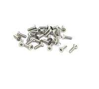 sourcing map M1.6x5mm T4 Tornillo Torx de 304 acero inoxidable 30pcs