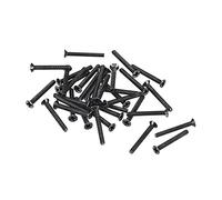 sourcing map M2 X 16mm Phillips Tornillo Sujetador Negro para Portátil PC TV Ventilador Interruptor 150 Piezas