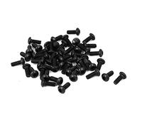 sourcing map M2x5mm Tornillo Sujetador de Cabeza Hexagonal 50pcs Metal Cabeza de botón de grado 10.9