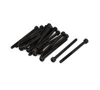 sourcing map M3 x 45mm Tornillos de Cabeza Cilíndrica DIN912 de aleación de acero de accionamiento hexagonal interna 20pcs