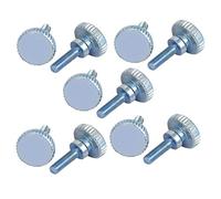 sourcing map M3x10mm planas con estrías cabeza tornillos de apriete manual con rosca Tornillos de Sujeción 10pcs
