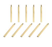 sourcing map M3x50mm + 6mm Macho-Hembra Latón Hexagonal PCB Madre Placa Espaciador Separador para FPV Drone Cuadricóptero, Computadora y Circuito Placa 20 Piezas