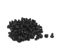 sourcing map M3x5mm 10,9 Rosca de aleación de acero de cabeza de botón de perno Perno hexagonal 100pcs