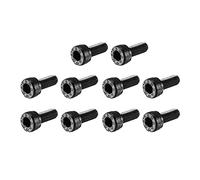 sourcing map M3x8mm 12,9 Tornillo de acero de aleación Punto de tapón hexagonal Tornillos Tornillos 100 piezas
