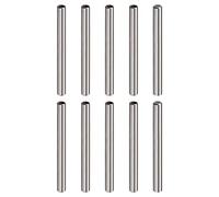 sourcing map M4 Interna Rosca Espiga Pasador 10uds 6x80mm Chaflanado Plano Carbono Acero Cilíndrico Pasador Cama Estantería Metal Dispositivos Industriales Pasadores