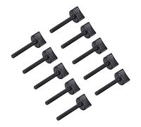 sourcing map M4 x 30 mm tornillo de pulgar tornillo mano pala de nylon tornillos de plástico rosca métrica para RC modelo aeronave 10 piezas