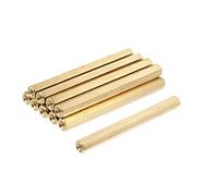 sourcing map M4 x 60mm Hembra Roscado Latón Hexagonal Separador Pilar Espaciador Tuerca 10uds