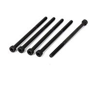 sourcing map -M4x 70mm Rosca Parcial hexagonal Socket Head Cap tornillo 5pcs