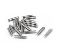 sourcing map M5 x 20mm 304 Acero Inoxidable Barra Completa Roscada Espárrago Perno 20pcs