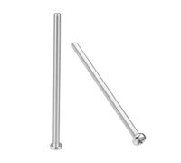 sourcing map m5x100mm máquina tornillos phillips cruz cabeza tornillo tornillos sujetadores 5 unids