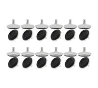 sourcing map M6 x 10 x 30mm Leveling Feet Adjustable Leveler Floor Protector Cover for Machine Furniture Table Leg 24pcs