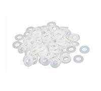 sourcing map M6 x 12mm x 1.2mm Nylon Planchas Almohadillas Aislantes Arandelas Juntas Sujetador 100uds