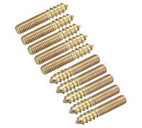 sourcing map M6x35mm Suspensión Pernos, 24uds Doble Extremo Rosca Pasador Tornillos para Madera Muebles