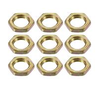 sourcing map M7 Rosca Dia 304 Inoxidable Acero Métrico Hexagonal Tuerca Tornillo Tapa Sujetador 50uds