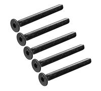 sourcing map M8x80mm 10.9 Acero De Carbono Cabeza Avellanada Cabeza Hexagonal Tornillo 8 piezas