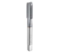 sourcing map M9x0.5 - Grifo de rosca métrica 6542 cobalto de acero de alta velocidad recubierto TiCN para mano derecha flautas rectas tornillo roscado