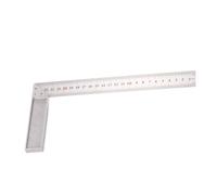 sourcing map Machinist - Regla cuadrada de precisión de 10 pulgadas, 90 grados, acero inoxidable, cuadrados, herramienta de marco de metal tipo L, regla de ángulo recto para carpintería profesional y