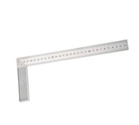 sourcing map Machinist - Regla cuadrada de precisión de 12 pulgadas, 90 grados, acero inoxidable, cuadrados, herramienta de marco de metal tipo L, regla de ángulo recto para carpintería profesional y