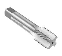 sourcing map Macho de rosca de mano 2.5 cm-1/4-12 UNF 2B rosca izquierda estilo grifos de flauta recta tornillo roscado herramienta de rosca de acero de alta velocidad HSS6542