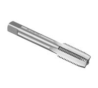sourcing map Macho de rosca de mano 3/10.2 cm-12 BSF 2B estilo de enchufe de rosca recta flauta tornillo roscado herramienta de rosca de acero de alta velocidad HSS6542