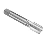 sourcing map Macho de rosca métrica M18 x 1 H2 estilo de enchufe de rosca recta flauta tornillo roscado herramienta de rosca de acero de alta velocidad HSS6542