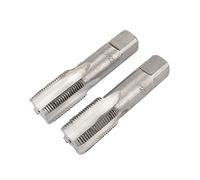 sourcing map Macho de Roscar Manual Métrico Rosca M22 Paso 1,5 4 Flautas Rectas Herramienta de Aleación H2 Juego de Machos de Roscar Con Fondo de Acero Y Cónico 1 Par