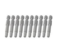 sourcing map - Magnético 6.3mm punta hexagonal de 4 mm de diámetro de vástago bits de 10 piezas