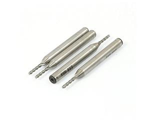 sourcing map Mango recto de 4 x 4 Flautas cortador 2mm x 11mm x 6mm x 58mm