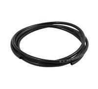 sourcing map Manguera de Tubo Pu de 1,5 Metros Negro de 6mm X 4mm Neumática de Aire Del Compresor de Tubo de Aire