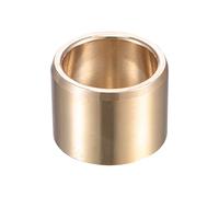 sourcing map Manguito Rodamientos 30mm Diámetro 38mm OD 30mm Longitud Fundido Latón Autolubricante Buje