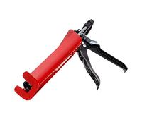 sourcing map Manual Adhesivo Aplicación Aplicador, Doble Componente Cartuchos Epóxico Calafateador Pistola, 25:1 Empuje Proporción para 400ml (1:1), Rojo