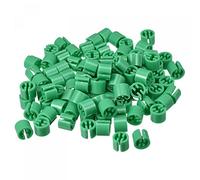 sourcing map Marcador para Perchas en Blanco Ajuste Varilla de 3,5 mm para Codificación de Colores de Prendas, Verde 150uds