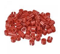 sourcing map Marcador para Perchas en Blanco Ajuste Varilla de 3,5 mm para Codificación de Colores de Prendas, Rojo 150uds